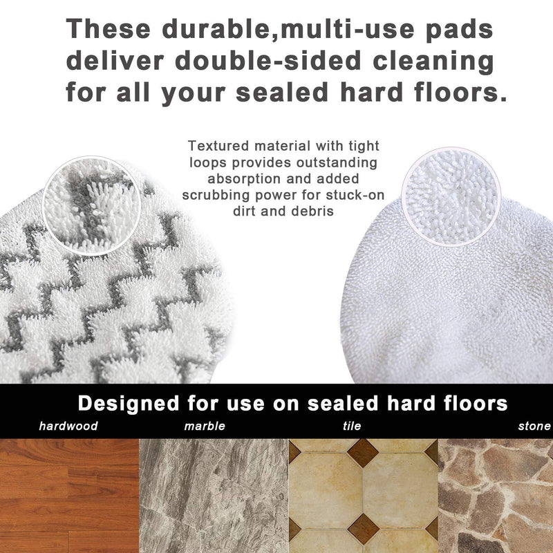 BIHARNT 6 Pack Washable Steam Mop Pads Replacement for Bissell PowerFresh 1940 1806 1544 2075 Series Steam Cleaner - NewNest Australia