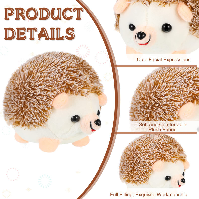101 Pieces Hedgehog Pin Cushion Cute Large Pin Cushion Furry Straight Pins Cushion Butterfly Flat Head Sewing Pins DIY Crafts Sewing Set Needle Cushions Holder for DIY Jewelry Decor, Brown - NewNest Australia