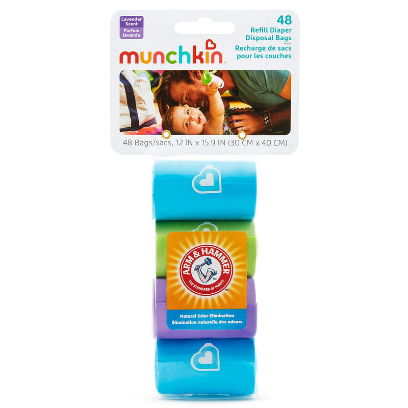 Munchkin Arm & Hammer Diaper Bag Refills, 4 Pack, 48 Bags 48 Bag Refills - NewNest Australia