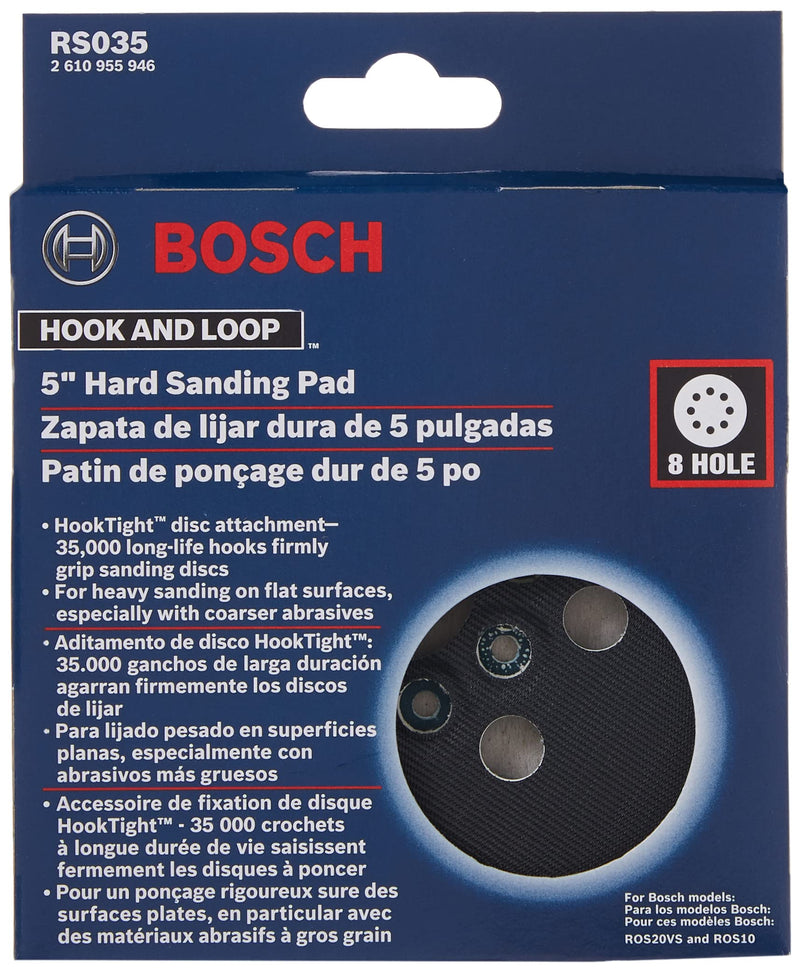 BOSCH RS035 Hard Hook-&-Loop Sander Backing Pad , Black Backing Pad Only - NewNest Australia