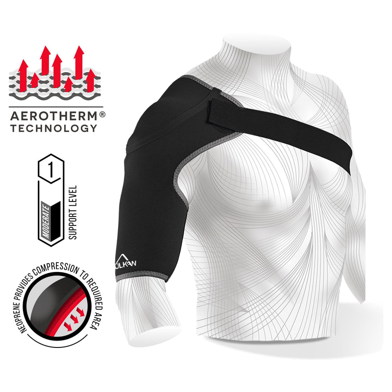 Volcano Classic Shoulder Support Sports Medium Shoulder Support For Rotator Cuff Injuries Ac Joint Support And Dislocations Shoulder Strap For Men And Women Braces - NewNest Australia