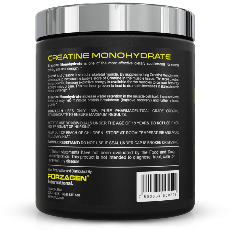 Forzagen Creatine Monohydrate Powder Unflavored - 72 Servings (72 Sevings) 72 Sevings - NewNest Australia