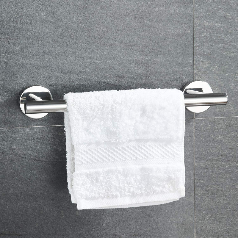 MARMOLUX ACC 12 Inches Hand Towel Holder Bathroom Hardware Chrome Towel Bar Towel Rack Towel Hanger Stainless Steel Wall Mount Bathroom Accessories Polished Chrome 12" - NewNest Australia