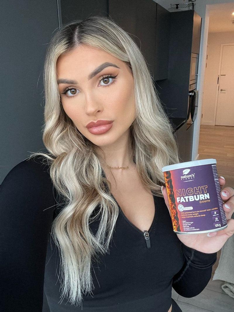 Nature'S Finest Night Fatburn Extreme Dietary Supplement For Weight Loss With 4-In-1 Formula, Powder, Proven Fat Burner With Morosil, L-Carnitine And Valerian, Slimming In Sleep - NewNest Australia