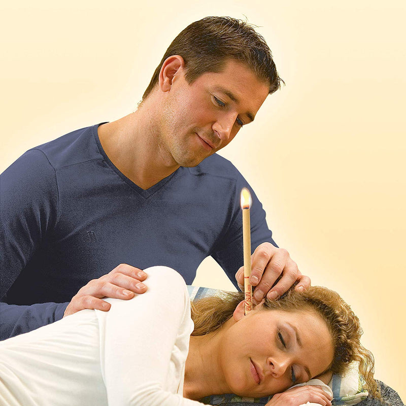 Biosun wellMotion Ear Candles/Candles with Safety Filter Fresh Fragrance Of Lemongrass, Eucalyptus and Lime, , , - NewNest Australia