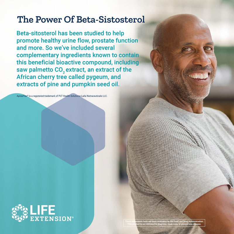 Life Extension Ultra Prostate Formula - Men’s Prostate Health Supplement with Beta Sitosterol, Saw Palmetto, Lycopene, Pumpkin Seed - 60 Softgels - NewNest Australia