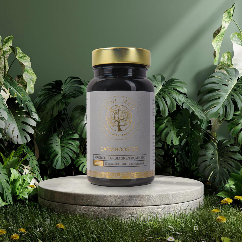 Jonimed - Gut Kulturen Probiotic - 20 High Dose Bacteria Strains With Acacia Fiber, Without Inulin - 90 Vegan/Gastric Juice-Resistant Capsules - Intestinal Booster Made In Germany - NewNest Australia
