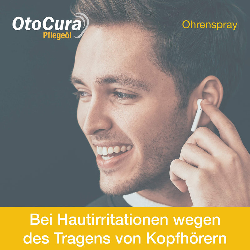 OtoCura ear spray 10 ml, ear cleaner made from olive oil, almond oil and calendula oil for ear cleaning and care of the external ear canal - NewNest Australia