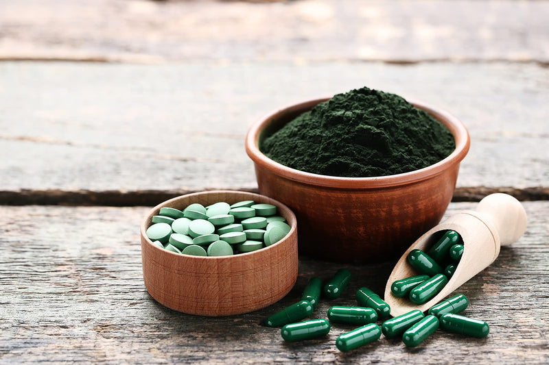 SPINTZ® 200 pieces Chlorella organic pellets 100% controlled organic cultivation Vegan tablets 500mg/tab | Plastic-free and sustainably packaged 200 pieces (pack of 1) - NewNest Australia