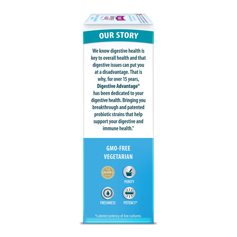 IBS Daily Probiotic Capsules for Digestive Health & Gut Health, Digestive Advantage Probiotics For Men and Women (96 count box) - Digestible Enzymes IBS 96CT - NewNest Australia