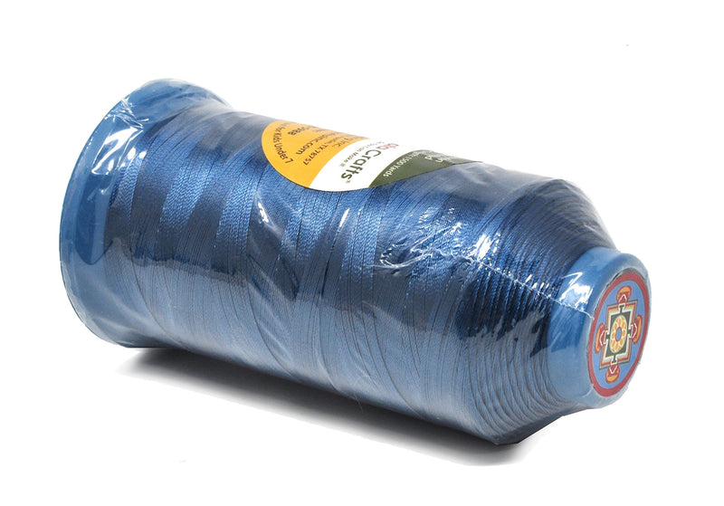 Mandala Crafts Bonded Nylon Thread for Sewing Leather, Upholstery, Jeans and Weaving Hair; Heavy-Duty; 1500 Yards Size 69 T70 (Airforce Blue) Airforce Blue - NewNest Australia