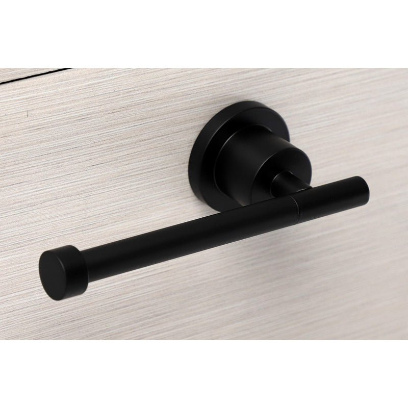 Kingston Brass BA8218MB Concord Toilet Paper Holder, Matte Black - NewNest Australia