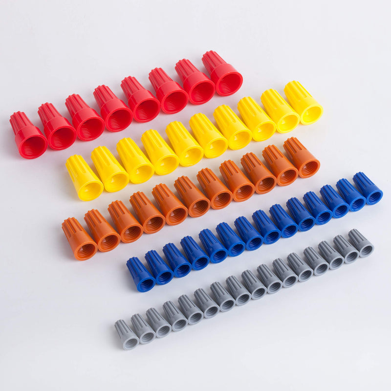 Bates- Wire Nuts, Wire Nuts Assortment,150 pcs, Electrical Wire Connectors, Wire Nuts, Wire Caps, Wire Connectors Twist, Electrical Wire Nuts, Wire Caps Electrical, Electrical Caps for Wires - NewNest Australia