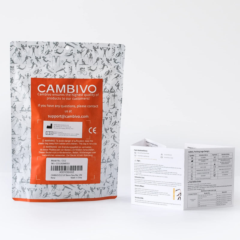 Cambivo 2 Pairs Of Calf Bandages, Calf Compression Socks For Men And Women, Calf Sleeves, Leg Warmers, Compression Socks Without Foot For Sports, Football, Black, L-Xl - NewNest Australia