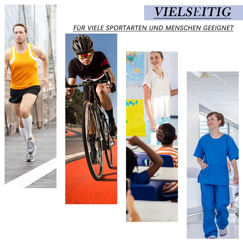 Ddobb 4 Pairs Of Compression Stockings For Men And Women, Support Stockings, Compression Socks, Support Socks, Travel Socks For Flight Sports Running Cycling - NewNest Australia