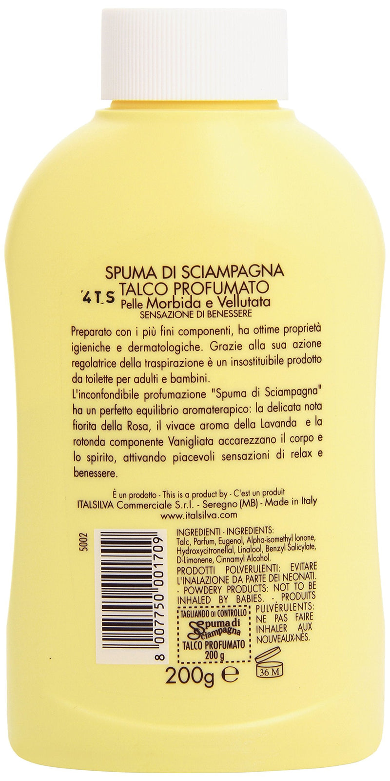 Spuma di Sciampagna - Fragrant talc for a feeling of well-being, 200 g - NewNest Australia