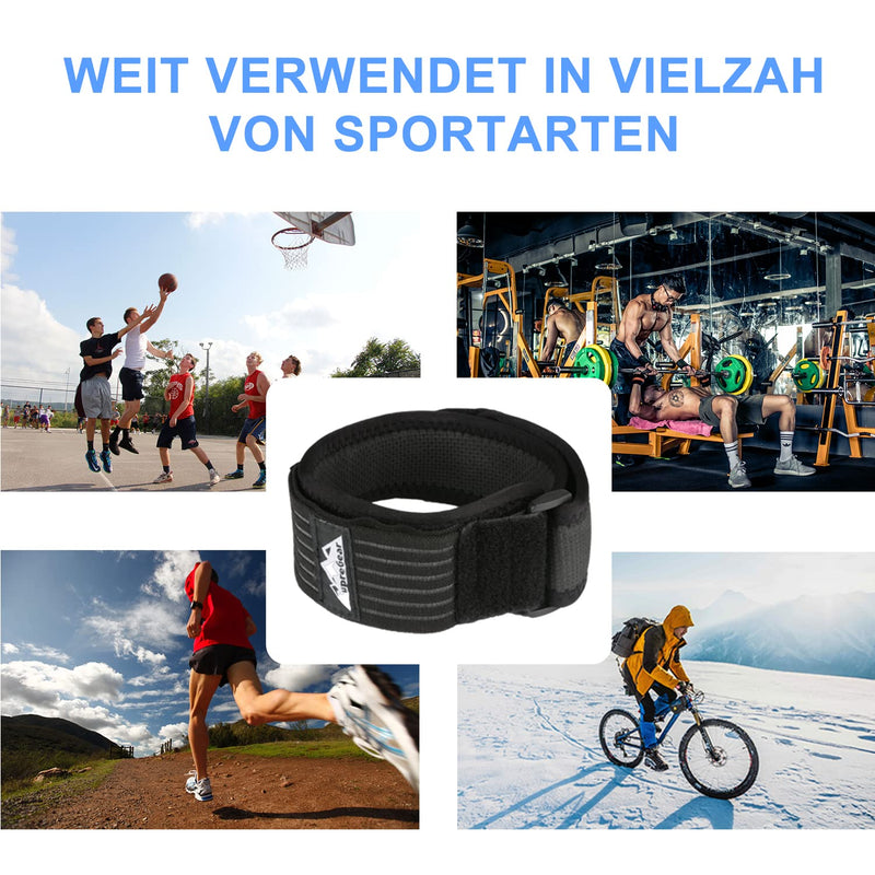 Supregear Patella Knee Support, Itb Bandage For Knees, Adjustable Knee Strap Support, Comfortable, Iliotibial, Breathable, Itb Knee Support With Additional Compression For Ilotibial Ligament Syndrome - NewNest Australia