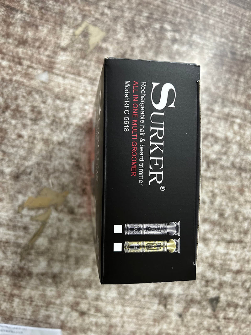Surker Hair Trimmer Set Professional Hair Trimmer Men'S Precision Trimmer Beard Trimmer Beard Trimmer Razor Men'S T-Shaped Trimmer Nose Hair Trimmer Body Hair Trimmer 7 In 1 - NewNest Australia