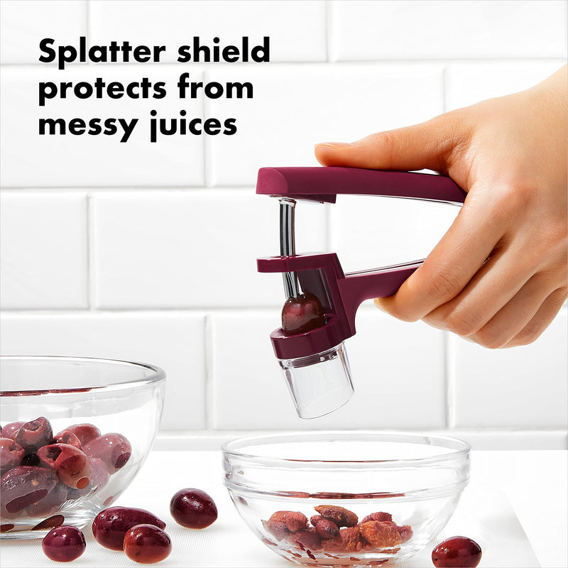 OXO Good Grips Cherry & Olive Pitter - Beet - NewNest Australia