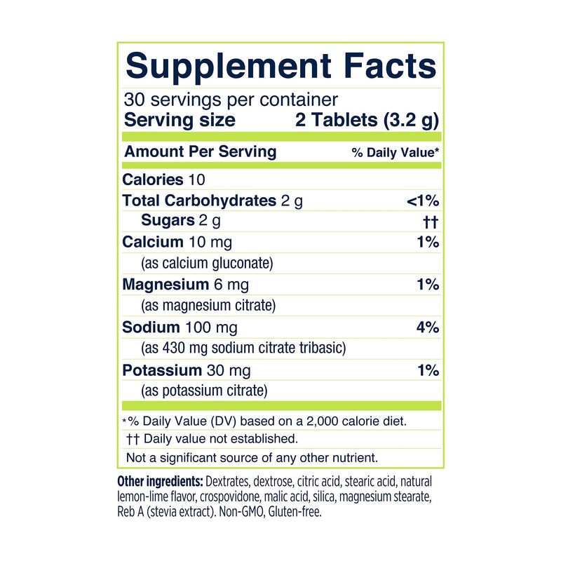 Saltstick Fastchews Lemon 60 Electrolyte Chewable Tablets With Salt, Minerals (Sodium, Potassium, Calcium, Magnesium) And Carbohydrates, 99 G Bottlell03-2060 0 - NewNest Australia