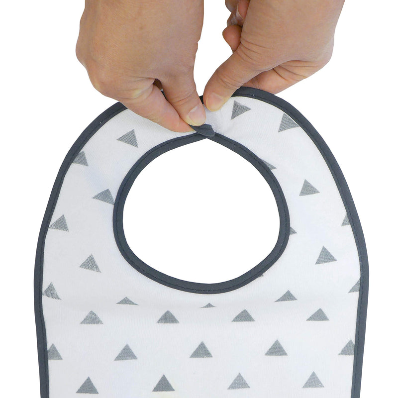 Neat Solutions 10 Pack Water Resistant Bib Set Blue/Grey Assorted - NewNest Australia