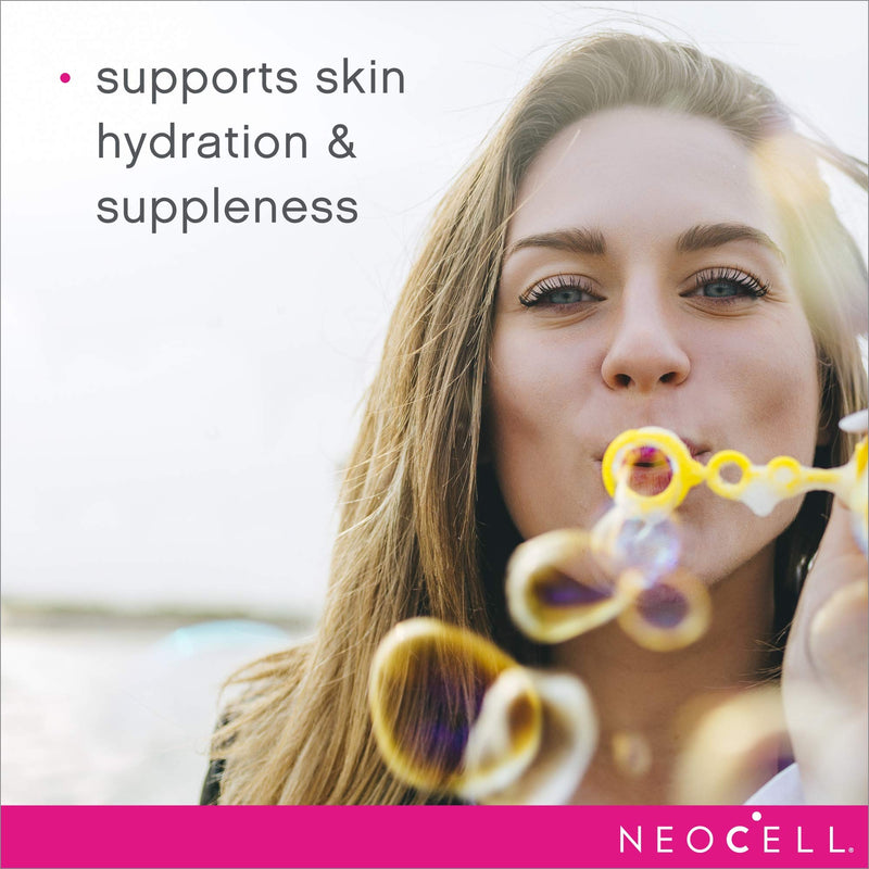 NeoCell Hyaluronic Acid, Daily Hydration for Skin Hydration & Suppleness, 100mg ,60 Capsules (Package May Vary) - NewNest Australia