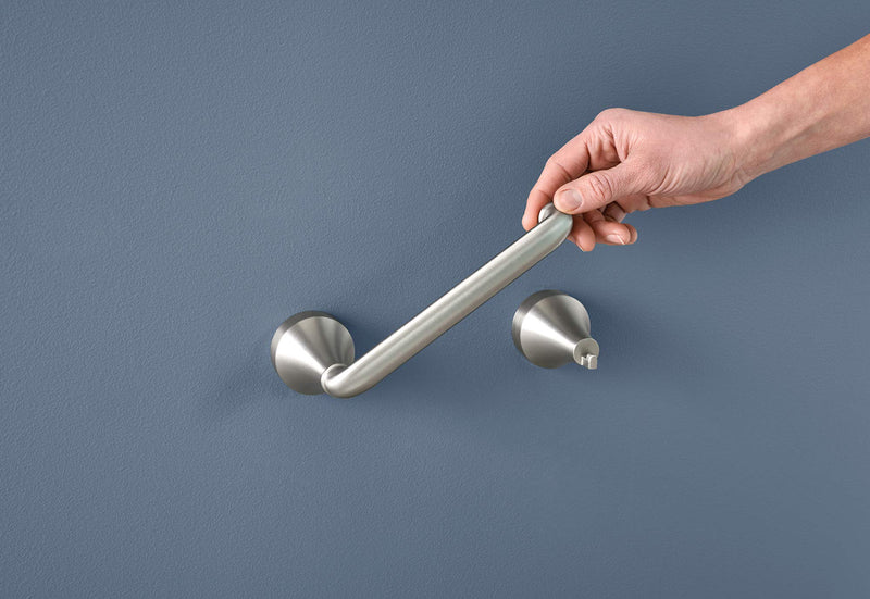 Moen MY6208BN Hamden Pivoting Toilet Paper Holder, Spot Resist Brushed Nickel 8.6" x 2" x 2.8" - NewNest Australia