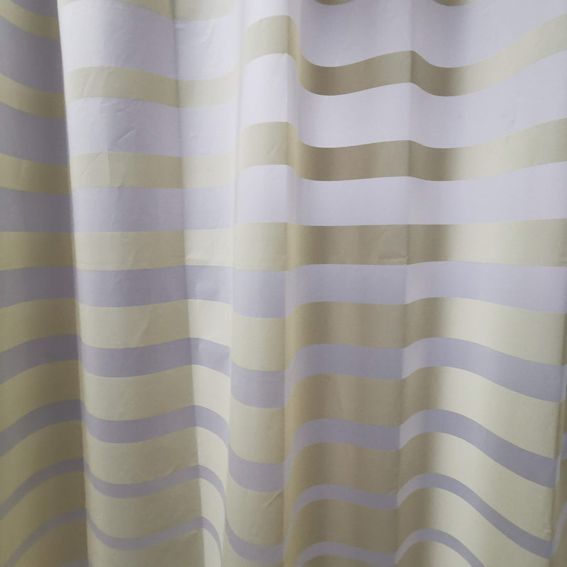 Shower Curtain Liner Waterproof Sea Wave Style 72" Wide X 78" Long PEVA (Lemon Yellow) Lemon Yellow 72X78 - NewNest Australia