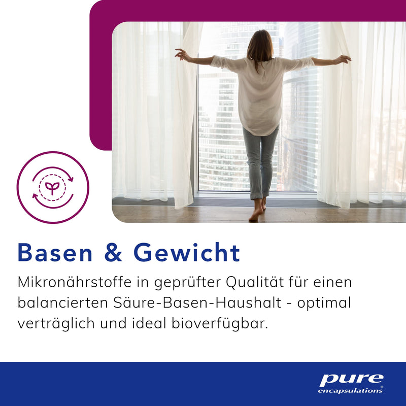 Pure Encapsulations - base powder plus - for acid-base balance - NewNest Australia