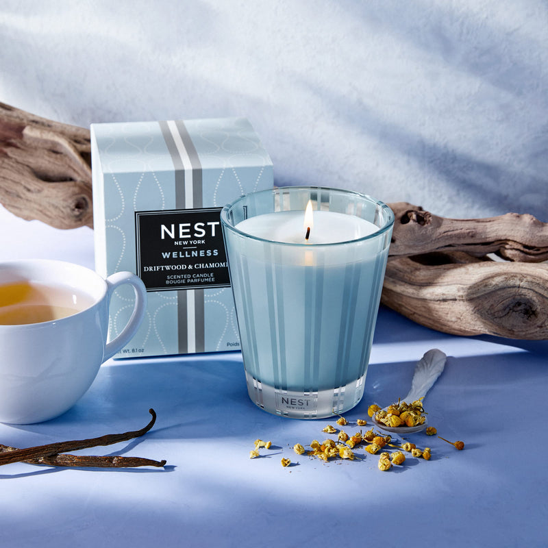 NEST Fragrances Driftwood & Chamomile Scented Classic Candle, 8 Ounces - NewNest Australia