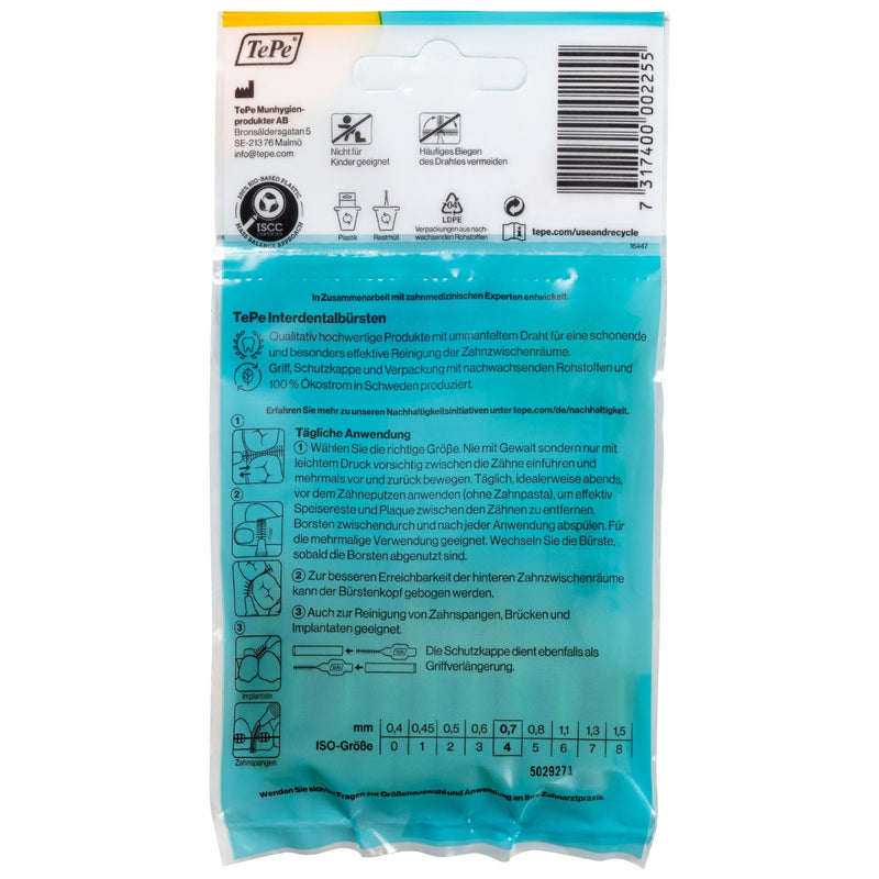 TePe interdental brush, size 4, 8 pieces - NewNest Australia