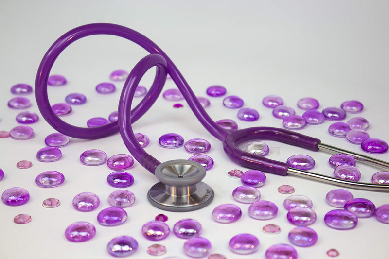 ADC 603FV Adscope 603 Premium Stainless Steel Clinician Stethoscope with Tunable AFD Technology, Lifetime Warranty, Lifetime Warranty, Amethyst - NewNest Australia