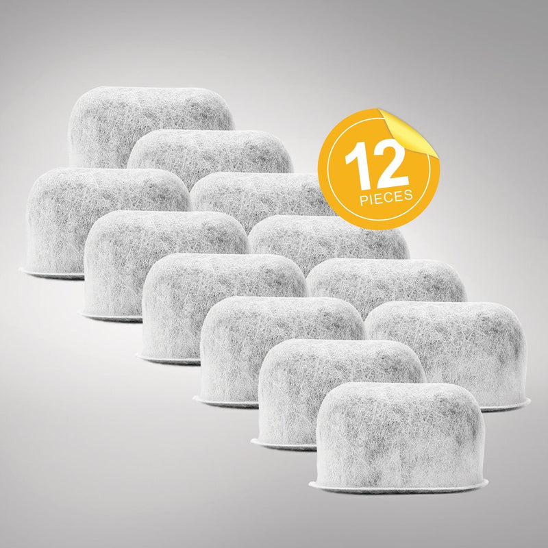Pack of 12 Replacement Charcoal Water Filters By Housewares Solutions for Keurig Brewers - Keurig Compatible Water Filter Cartridges Universal Fit (NOT CUISINART) for Keurig 2.0 & 1.0 Coffee Makers - NewNest Australia