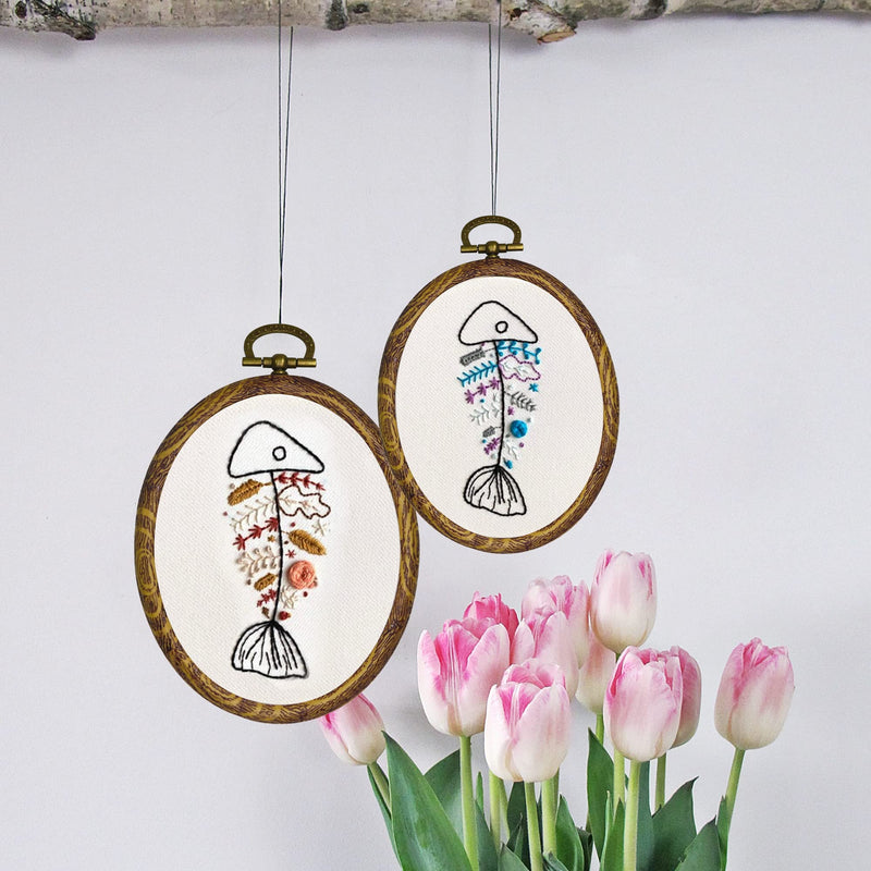 5Pcs Oval Embroidery Hoop - Imitation Wood Cross Stitch Hoop Frame Set, Display Embroidery Rings for Needlepoint Sewing Craft (5 Different Sizes) 5pcs oval hoops - NewNest Australia