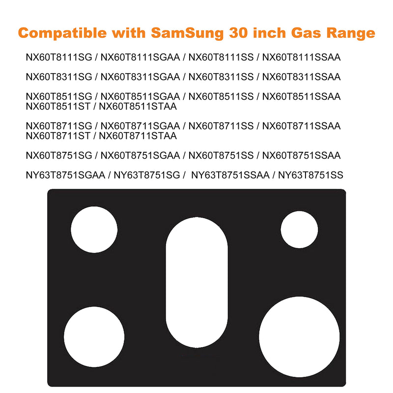 FanXm SamSung Stove Protectors 30inch,Gas Cooktop Protectors,Whole piece design,Washable, NX60T8111, NX60T8311, NX60T8511, NX60T8711, NX60T8751 - NewNest Australia