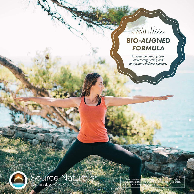Source Naturals Wellness Formula Bio-Aligned Vitamins & Herbal Defense For Immune System Support - Dietary Supplement & Immunity Booster - 240 Capsules - NewNest Australia