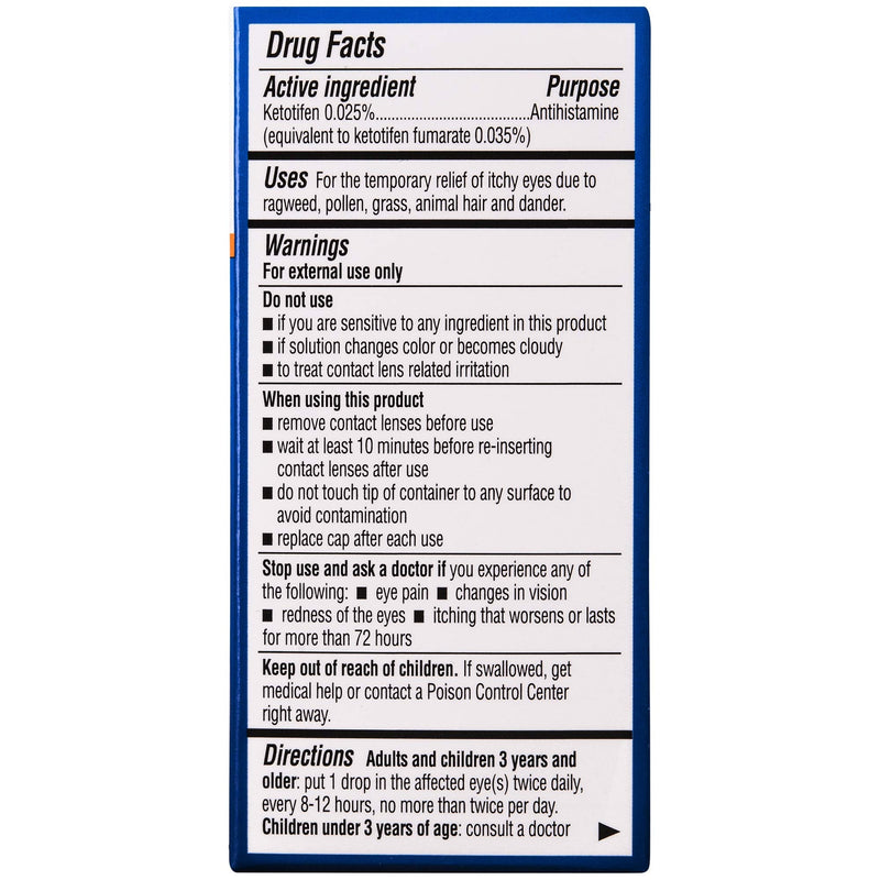 Bausch + Lomb Alaway Antihistamine Eye Drops, 0.34 Ounces/10 mL 0.34 Fl Oz (Pack of 1) - NewNest Australia