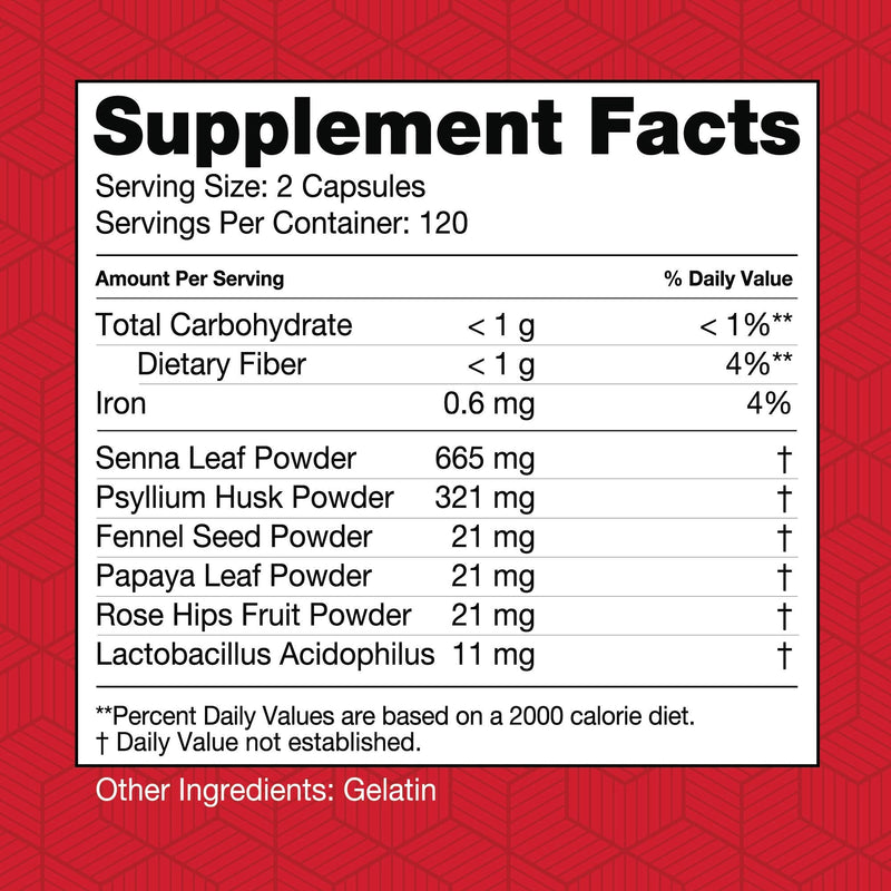 Super Colon Cleanse, 530mg, 240 Count (Pack of 1) - NewNest Australia