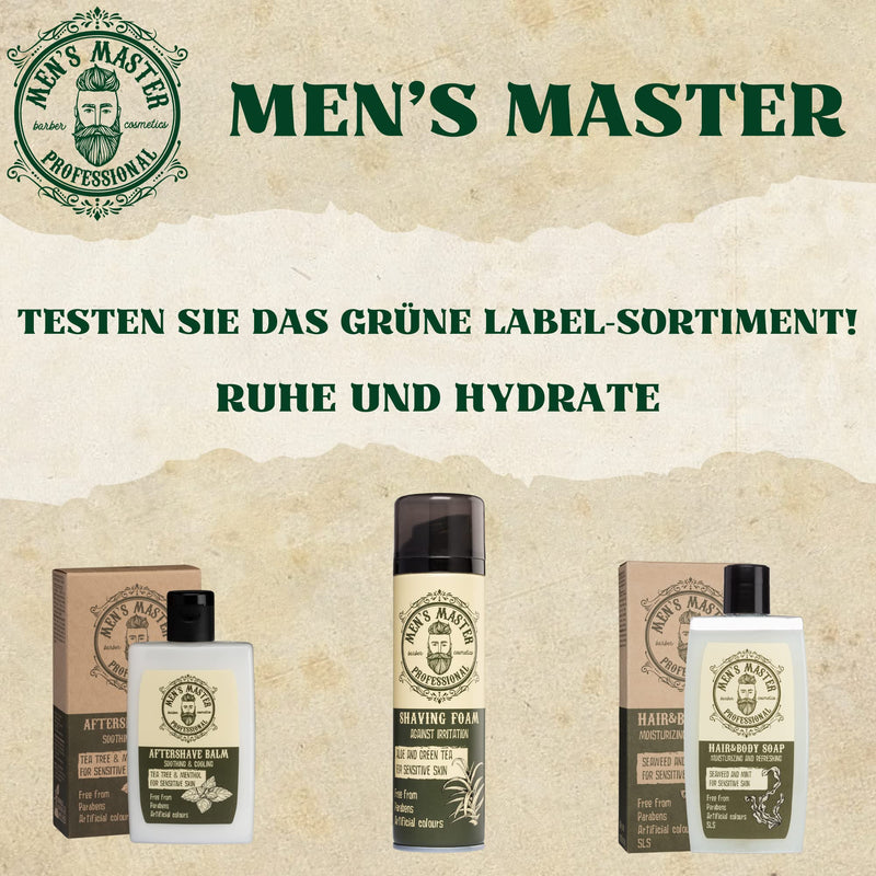 Men'S Master After Shave Balm With Green Tea, Menthol | After Shave For Men | Moisturizing And Nourishing After Shave Product | Beard Balm Men | Face Care Men | Paraben-Free - NewNest Australia