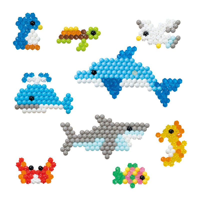 Aquabeads Arts & Crafts Ocean Life Theme Refill with Beads and Templates - NewNest Australia