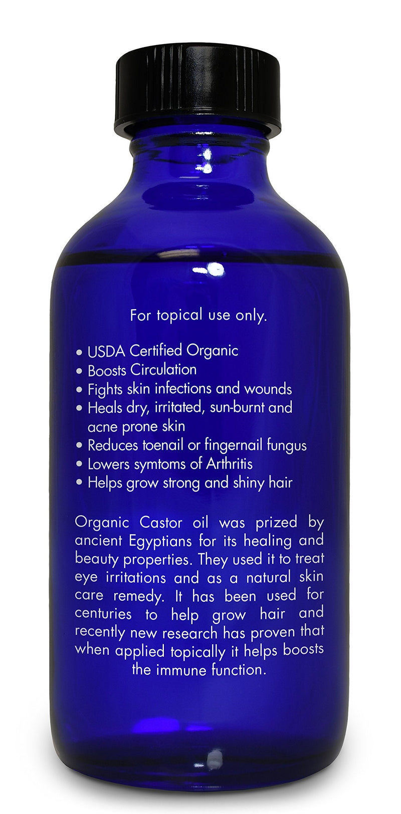 Zongle USDA Certified Organic Castor Oil, Cold Pressed, Ricinus Communis, 4 OZ… - NewNest Australia