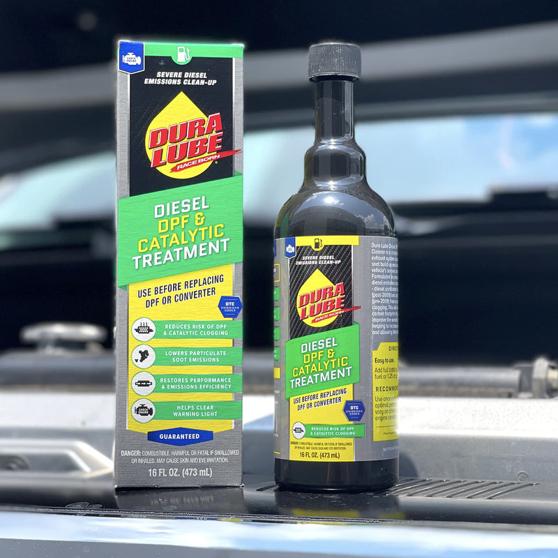 DURA LUBE Diesel DPF and Catalytic Treatment, Cleans Diesel Particulate Filter and Catalytic Converter, 16-Ounce,Black Labeled Bottle,HL-402509-06 - NewNest Australia