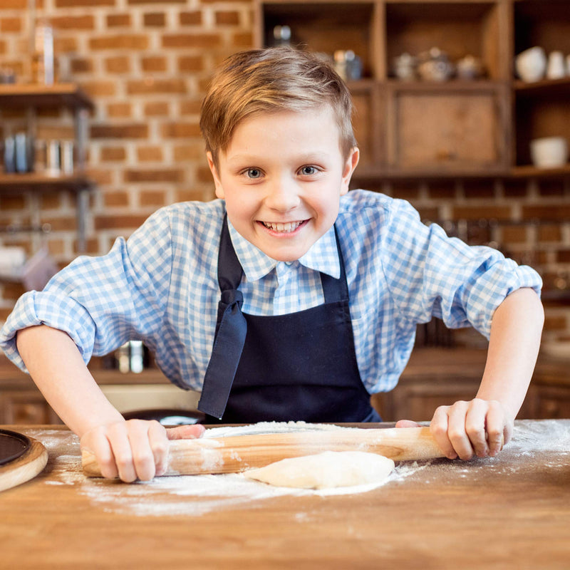 NewNest Australia - French Rolling Pin (17 Inches) –WoodenRoll Pin for Fondant, Pie Crust, Cookie, Pastry, Dough –Tapered Design & Smooth Construction - Essential Kitchen Utensil 