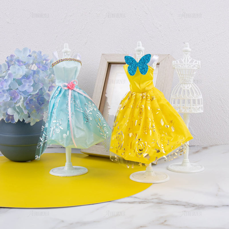 AUEAR, 5 Pack Dress Forms Cloth Gown Plastic Mannequin Display Support Holder Model Stand Accessories for Dresses - NewNest Australia