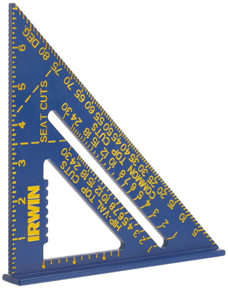 IRWIN Tools Rafter Square, Hi-Contrast Aluminum, Blue , 7-Inch (1794463) - NewNest Australia