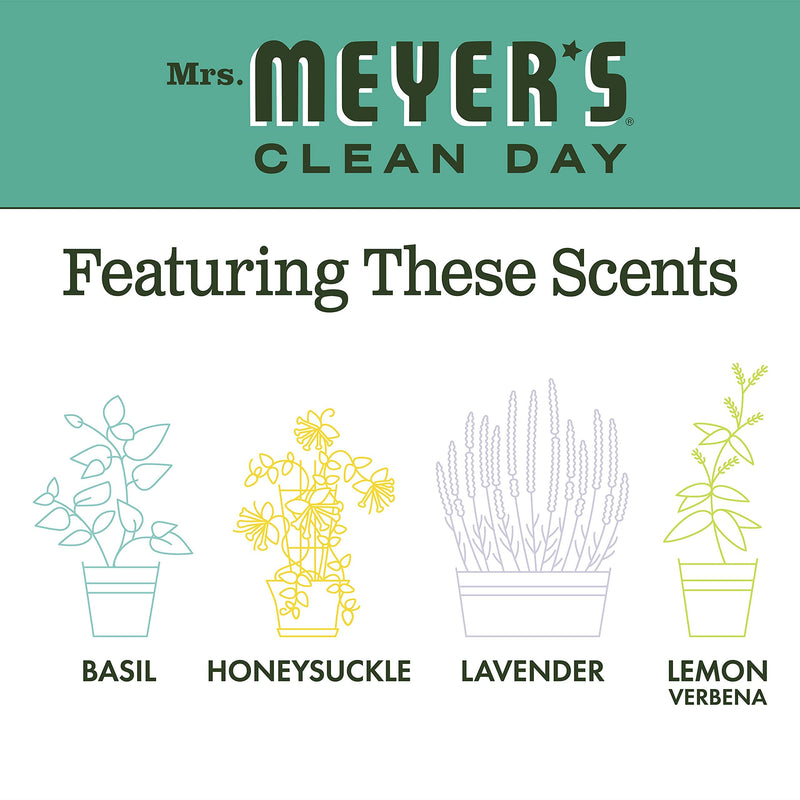 Mrs. Meyer's Dryer Sheets, Softens Fabric, Reduces Static, Cruelty Free Formula, Basil Scent, 80 Count - NewNest Australia