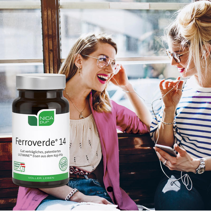 NICApur Ferroverde 14 + natural vitamin C - vegan, made in Austria - NewNest Australia
