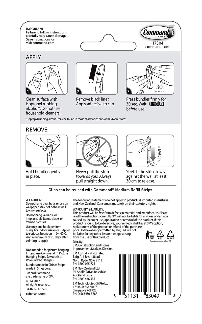 Command Cord Bundlers, Cord Organizer, 2-Bundlers (17304-ES) 2 Bundlers - NewNest Australia