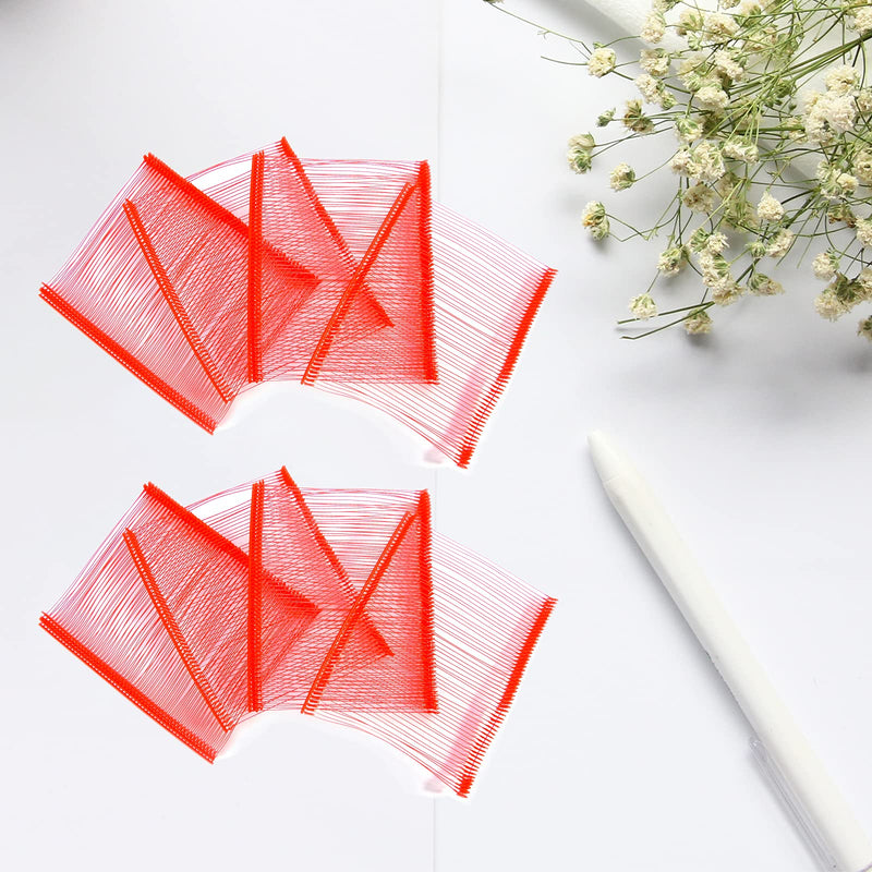 3000 Pieces Standard Tagging Fasteners with 3 Sizes Standard Tag Pins Plastic Regular Garment Clothing Price Tag Label Standard Tagging Barbs (Red) Red - NewNest Australia