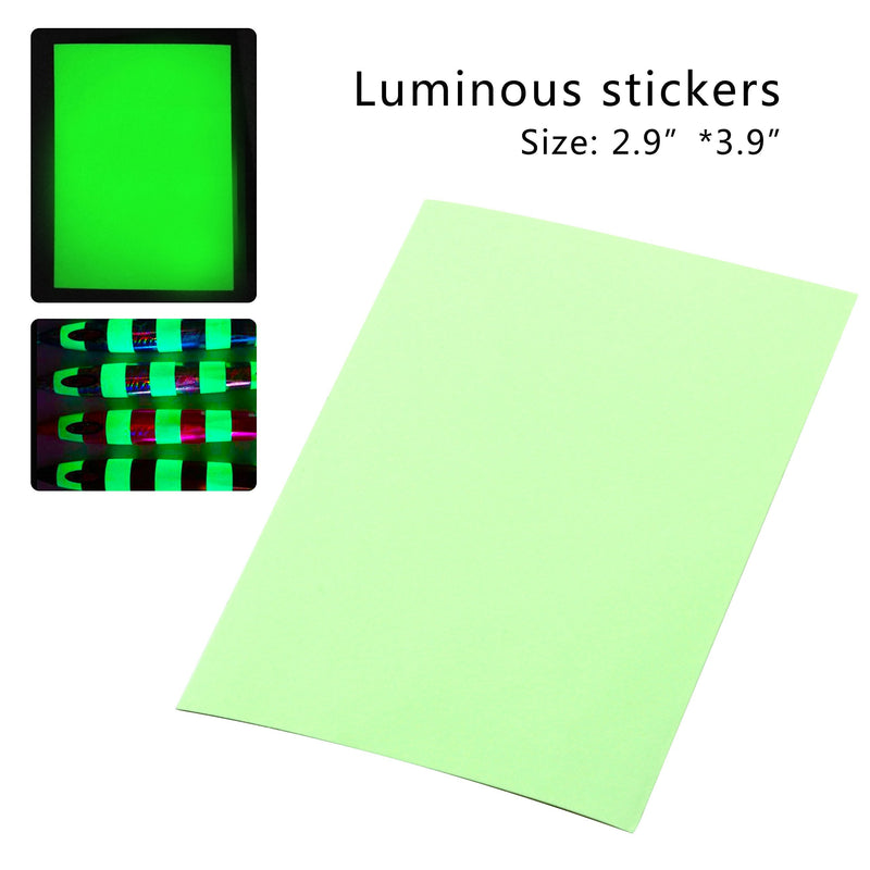 SILANON Fishing Lures Tape Reflective Fish Scales Sticker Holographic Adhesive Film Flash Lure Tape for Fishing Lure Making DIY Crafts Tool Type A-20PCS - NewNest Australia
